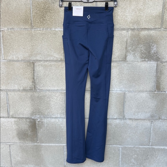 BSP Women's Spandex Flare Pants with Pockets Gym Workout Leggings NWT $68 - Picture 10 of 11